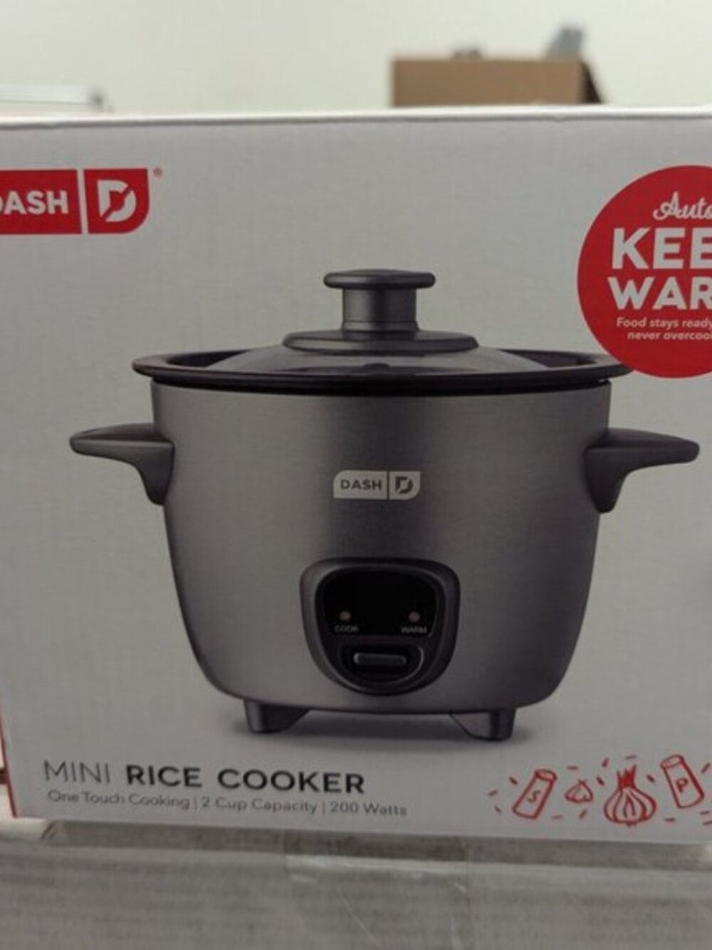 Dash 2-Cup Electric Mini Rice Cooker